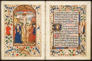 The Crucifixion, with Mary, St. John, St. Mary Magdalene, the confessing centurion and soldiers