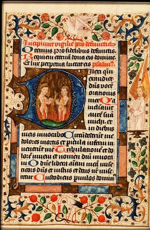 Two souls in Purgatory