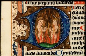 Two souls in Purgatory