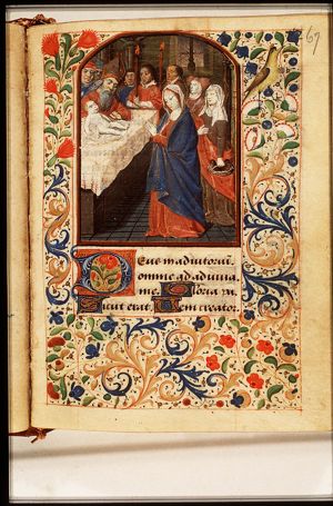 The presentation in the temple: Mary presents the Christ-child to Simeon