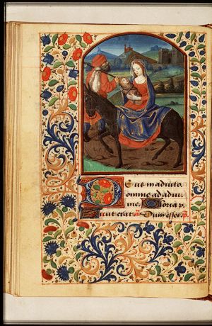 The Flight into Egypt: Mary, St. Joseph and the Christ-child on their way