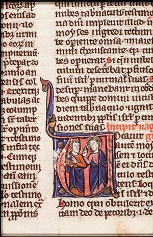 Moses receives the Tables of the Law from God