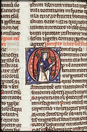 'Ecclesia Imperatrix' holding a cross and a chalice