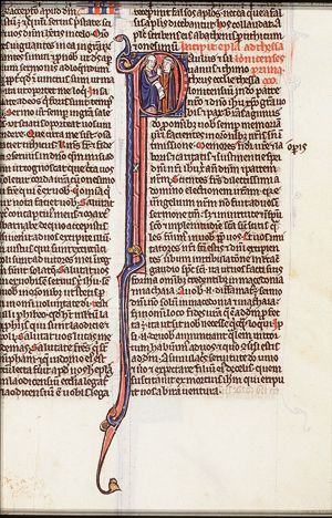 St. Paul hands over his epistle to one of the Thessalonians