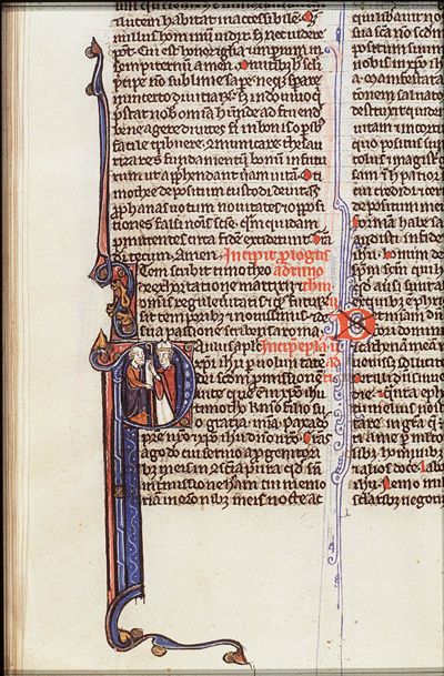 St. Paul hands over his epistle to St. Timothy of Ephesus