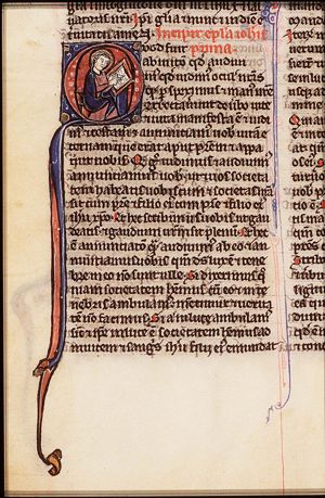 The Evangelist St. John writing