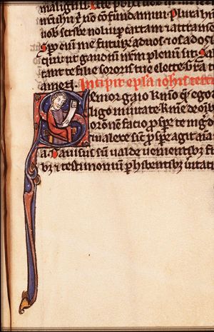 The Evangelist St. John holding a scroll