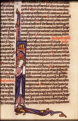 St. Jude Thaddaeus holding a scroll