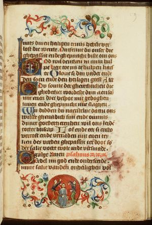 The tortures of Christ: Christ is crowned with thorns