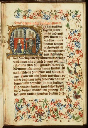 The coronation of Mary by God the Father