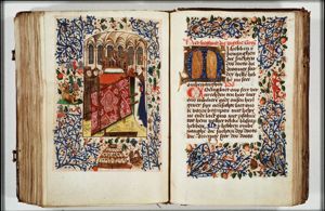 A funeral service in a church