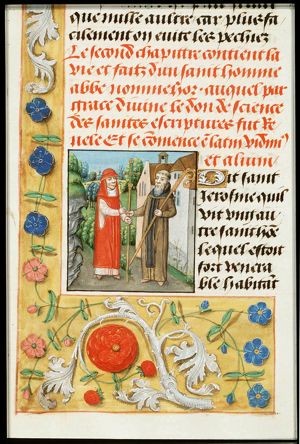 St. Jerome visits St. Hor
