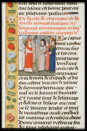 St. Jerome visits the city of Oxyrinchus