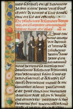 St. Pachomius and the slack monks