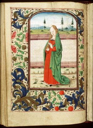 St. Mary Magdalene holding a jar of ointment