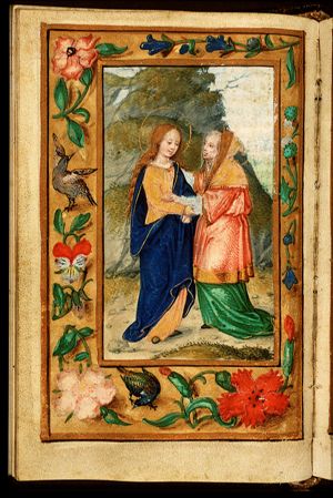 The Visitation: Mary meets St. Elisabeth