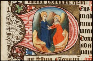 The Visitation: Mary meets St. Elisabeth