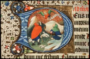 The annunciation of Christ's birth to the shepherds