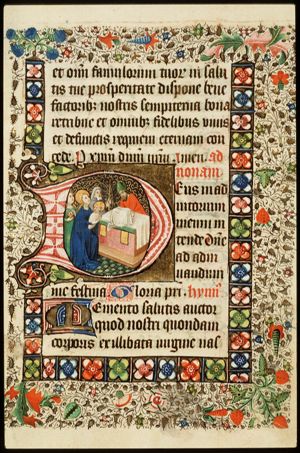The presentation in the temple: Mary presents the Christ-child to Simeon