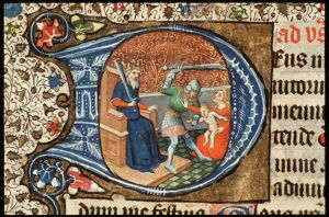 The massacre of the Innocents: Herod's men kill the newborn boys of Bethlehem