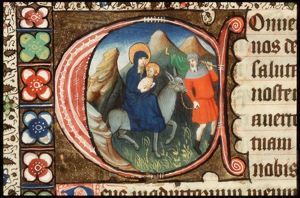 The Flight into Egypt: Mary, St. Joseph and the Christ-child on their way