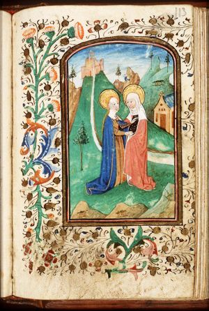 The Visitation: Mary meets St. Elisabeth