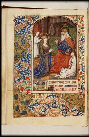 The coronation of Mary by God the Father