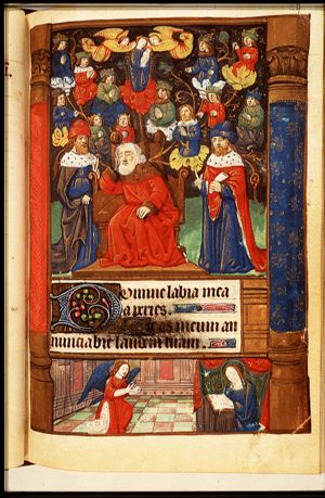 The Tree of Jesse: genealogical tree sprouting from Jesse's loins