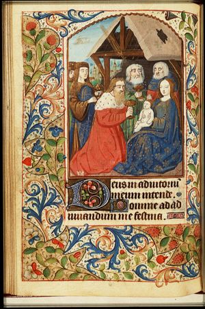 The adoration of the Christ-child by the Magi
