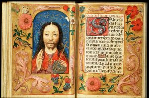Salvator Mundi: Christ holding an orb