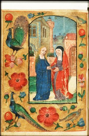 The Visitation: Mary meets St. Elisabeth
