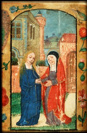 The Visitation: Mary meets St. Elisabeth