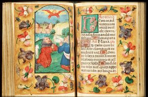 The annunciation of Christ's birth to the shepherds