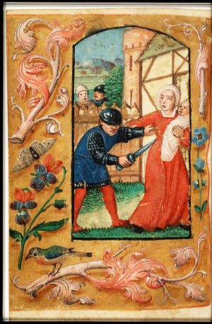The massacre of the Innocents: Herod's men kill the newborn boys of Bethlehem