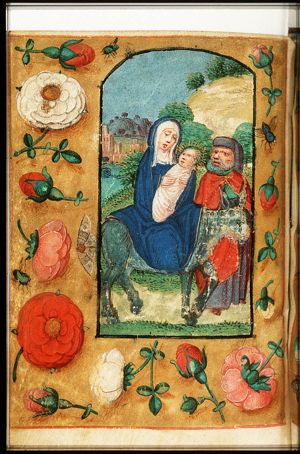 The Flight into Egypt: Mary, St. Joseph and the Christ-child on their way