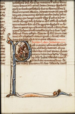 Samson kills the lion with his bare hands
