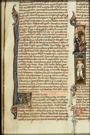 Esther before Ahasuerus; Haman on the gallows