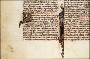 St. John, with book