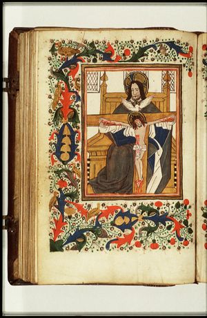 The Trinity: God the Father holding the crucifix (Mercy-Seat)
