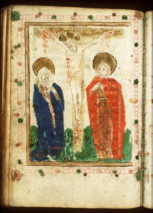 The Crucifixion, with Mary and St. John
