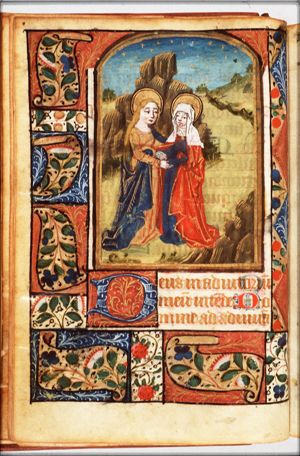 The Visitation: Mary meets St. Elisabeth