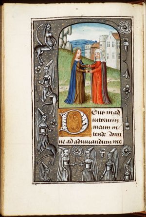 The Visitation: Mary meets St. Elisabeth