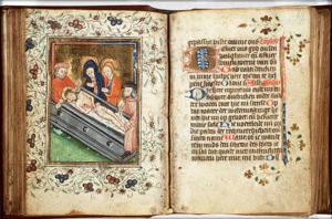 The entombment of Christ