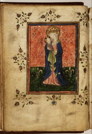Madonna: Mary holding the Christ-child