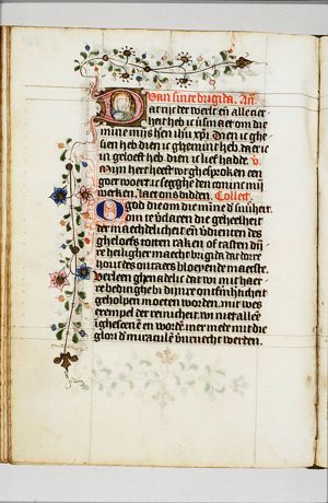 St. Bridget of Sweden, holding the Christ-child(?)