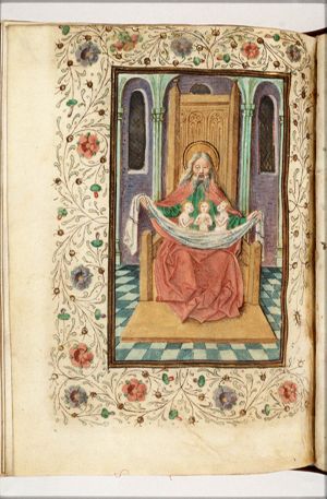The blessed in Abraham's bosom