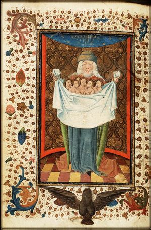 The blessed in Abraham's bosom