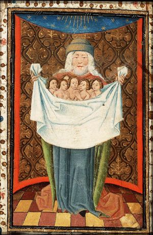 The blessed in Abraham's bosom