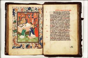 The mass of St. Gregory the Great: Christ appears on the altar