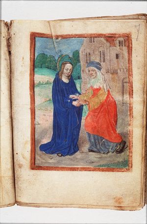 The Visitation: Mary meets St. Elisabeth